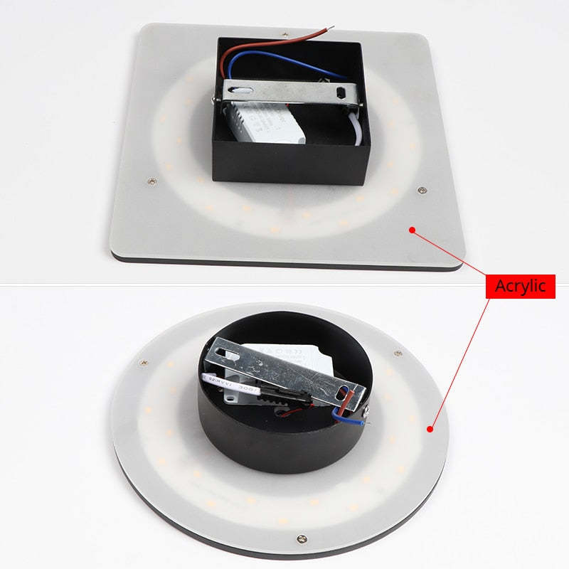 LED Wall Lamp | 5.9 - 9 in | Round & Square | Aluminum | 8–18W | Indoor Use | Brick by Brick