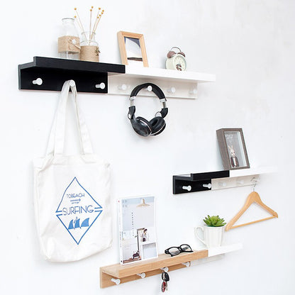 Stylish Wall Shelf with Hooks | MDF Entryway Storage Solution | 40cm x 15cm x 25cm | Brick by Brick London

MDF Wall Shelf with Hooks | 40cm Entryway Storage | Stylish Home Organizer | Durable Design | Brick by Brick London 5