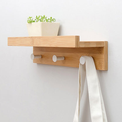 Stylish Wall Shelf with Hooks | MDF Entryway Storage Solution | 40cm x 15cm x 25cm | Brick by Brick London

MDF Wall Shelf with Hooks | 40cm Entryway Storage | Stylish Home Organizer | Durable Design | Brick by Brick London 11