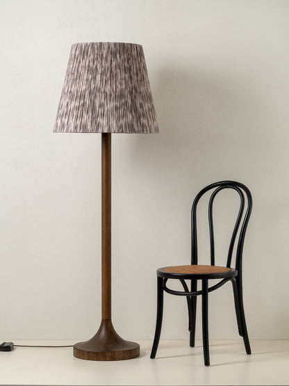 Sundara Floor Lamp | Statement Lighting | Pleated Linen Shade | Mid-Century Modern Design | Brick by Brick London 5