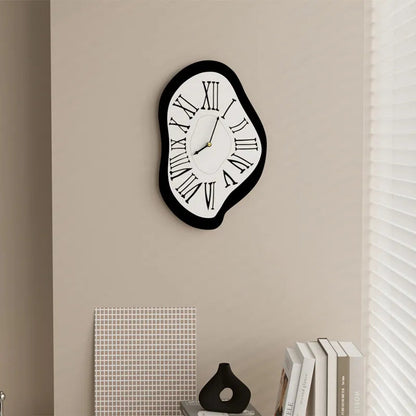 Surreal Roman Numeral Wall Clock | 30 cm Modern Wall Decor | Metal, Black Finish | Artistic Home Accent | Brick by Brick London

Modern Black Wall Clock | 30 cm Surreal Decorative Timepiece | Metal | Silent Movement | Brick by Brick London 1