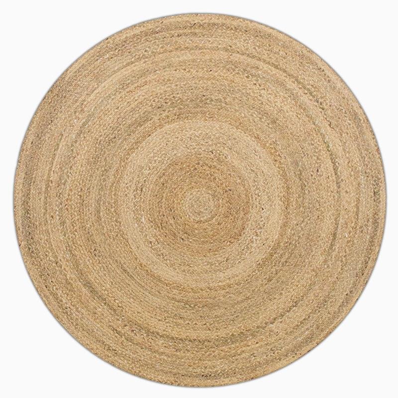 Seagrass Area Rug | Dia 39 & 40 in | Round & Rectangle | Natural Burlywood | Brick by Brick