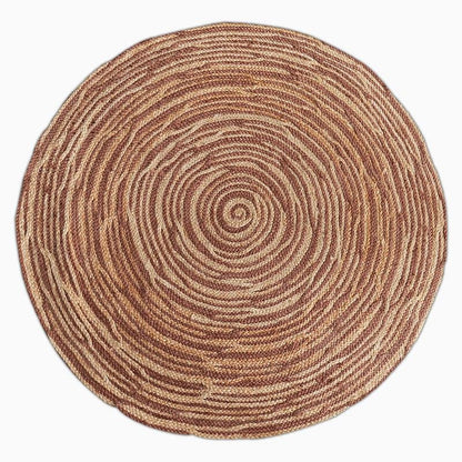 Vibrant Jute Floor Rug | 47-59 in | Large & Medium Sizes | Multiple Colors | Brick by Brick