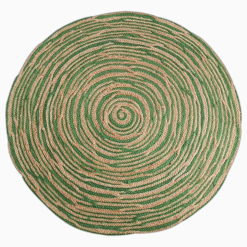 Vibrant Jute Floor Rug | 47-59 in | Large & Medium Sizes | Multiple Colors | Brick by Brick