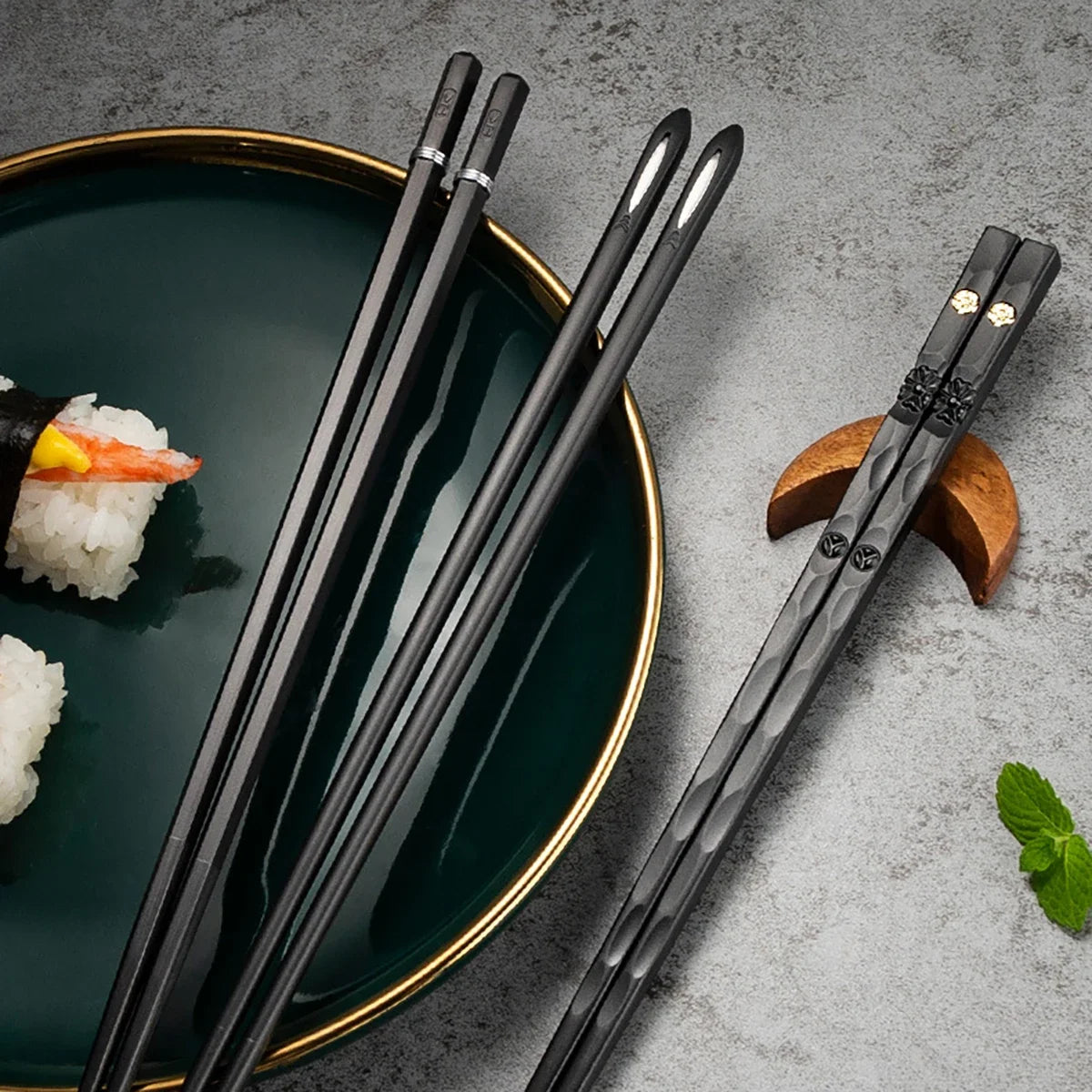 Tetsu Japanese Chopsticks Set | Japandi-Style Dining | 9 High-Quality Wood | 5 Timeless Colors | Brick by Brick London 5
