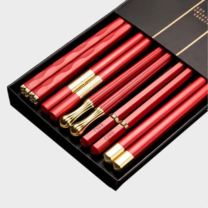 Tetsu Japanese Chopsticks Set | Japandi-Style Dining | 9 High-Quality Wood | 5 Timeless Colors | Brick by Brick London 8