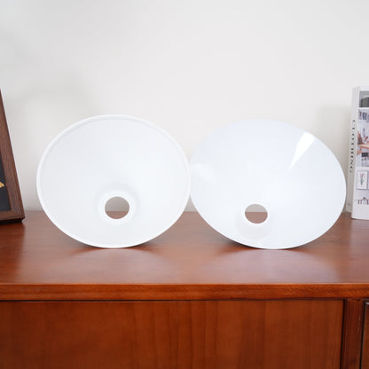 Vintage Retro Pendant Light | 40.1 x 9.1 x 11.8 in | Glass Shade with Metal Frame | Mid-Century Ceiling Lamp | Brick by Brick