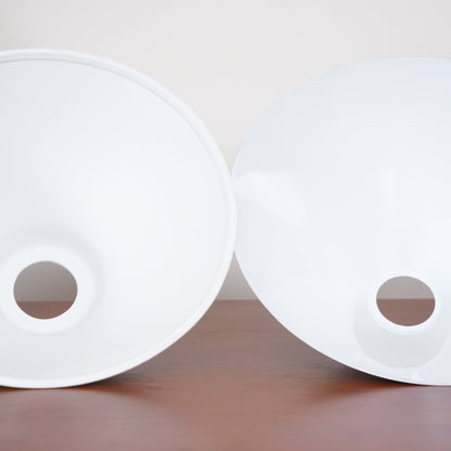 Vintage Retro Pendant Light | 40.1 x 9.1 x 11.8 in | Glass Shade with Metal Frame | Mid-Century Ceiling Lamp | Brick by Brick