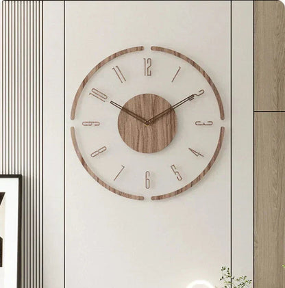 Title 1:  
Orlano Large Wall Clock | 15.75 Solid Wood | Modern Scandinavian Design | Silent Quartz | Brick by Brick London

Title 2:  
Scandinavian Large Wall Clock Orlano | 15.75 Solid Wood | Minimalist Decor | Silent Mechanism | Brick by Brick London 5
