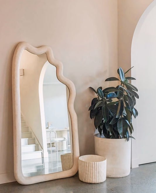 Tochio Wave-Shaped Mirror | Contemporary Home Decor | High-Quality Glass | Unique Design | Brick by Brick London 0