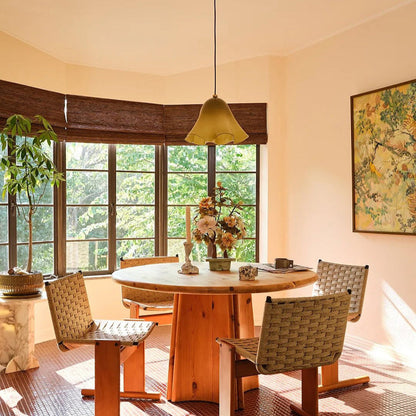 Bell Glass Pendant Light | 11 x 9 in | Metal Ceiling Pendant | Adjustable Wire Length | Brick by Brick