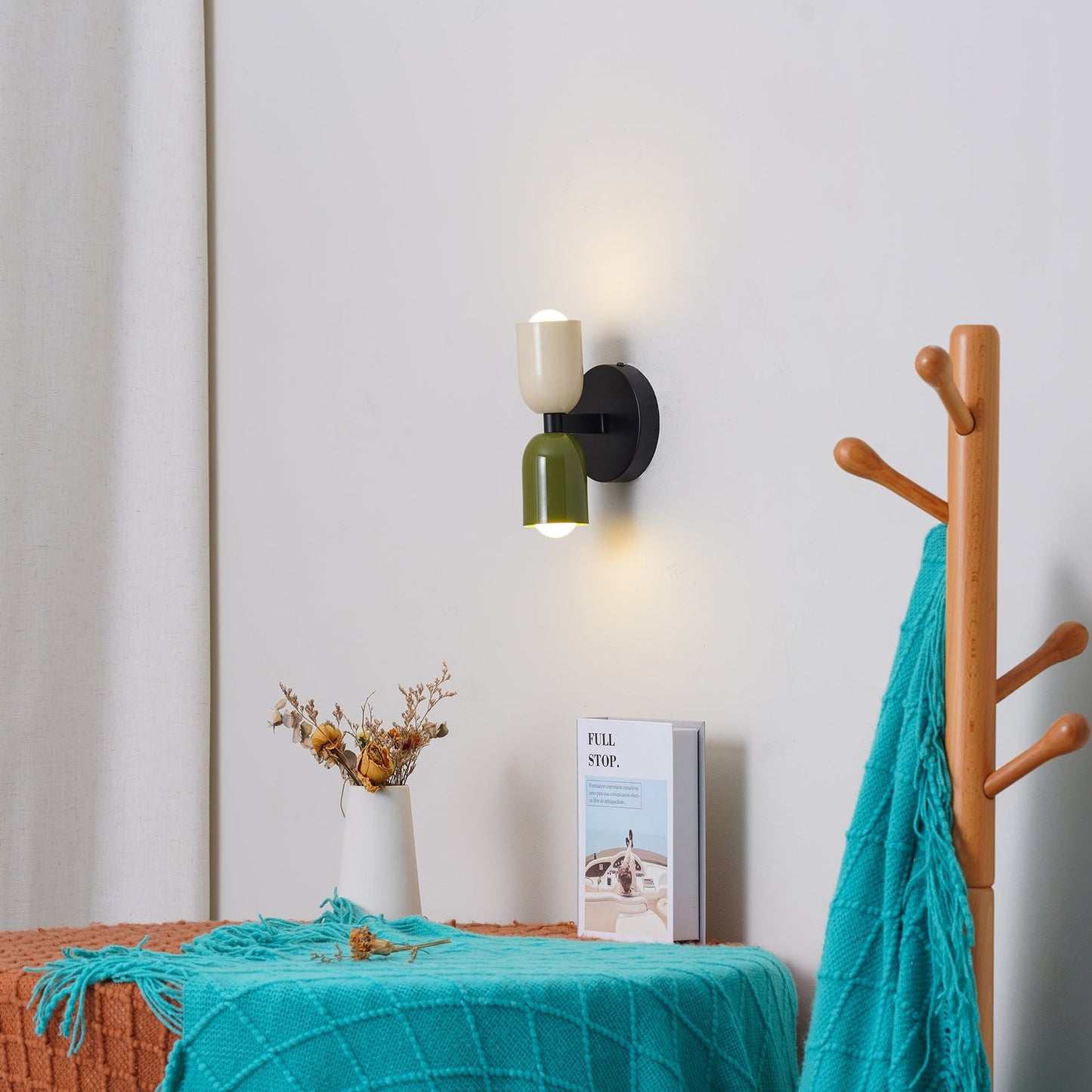 Double‑Head Wall Light | Utility Room | Unisex Glass | Dual‑Head Fixture | Brick by Brick