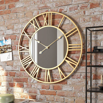 Vintage Large Wall Clock 39cm | Silent Sweep Movement | Elegant Metal & Mirror Decor | Brick by Brick London  

Large Vintage Wall Clock | 39cm Metal & Mirror | Silent Movement for Home Decor | Brick by Brick London 0