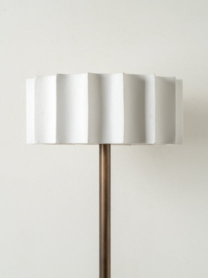Viotti Floor Lamp | Elegant Lighting | Inverted Scallop Shade | Dark Bronze Base | Brick by Brick London 3