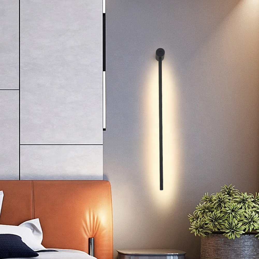 Minimalist LED Wall Light | 15.7 - 47.2 in | Scandinavian Modern Design | Energy Efficient Glass & Aluminum Fixture | Brick by Brick