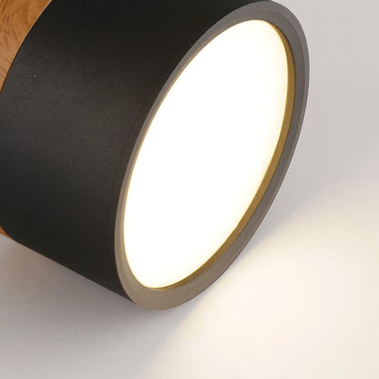Cylinder Flush Ceiling Light | H2.36–2.75 in | Compact Modern LED Fixture| Sleek Aluminum | Brick by Brick