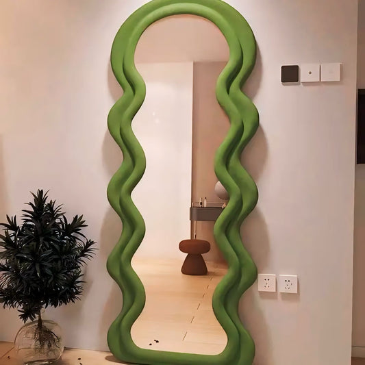 Yuzo Round Mirror | 30 Contemporary Wall Decor | Wavy Frame Design | Brick by Brick London 0