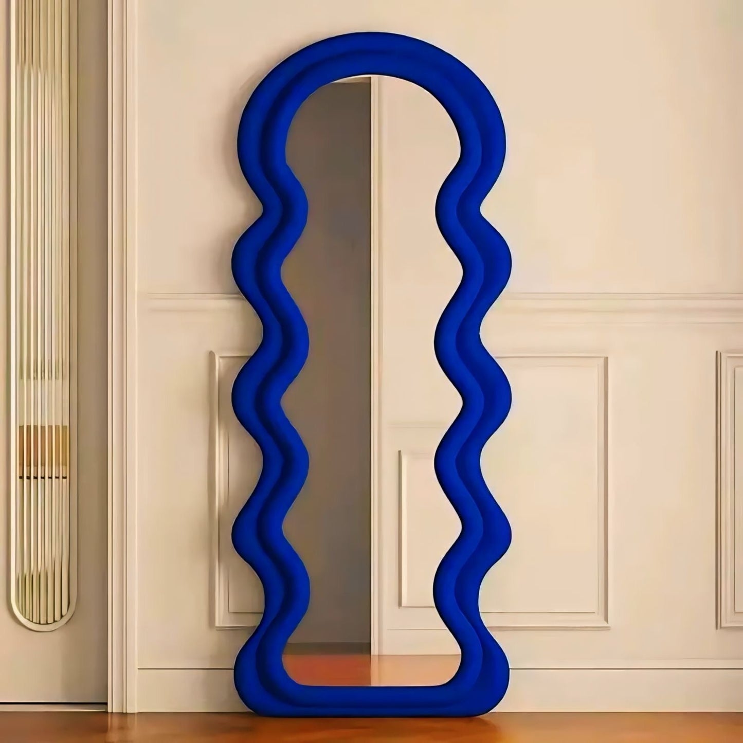Yuzo Round Mirror | 30 Contemporary Wall Decor | Wavy Frame Design | Brick by Brick London 2