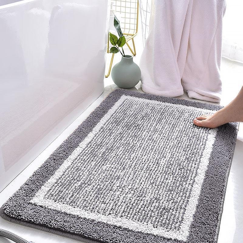 Rectangular Microfiber Bath Rug | 16-51 in | Soft & Absorbent | Skin-Friendly Microfiber | Brick by Brick