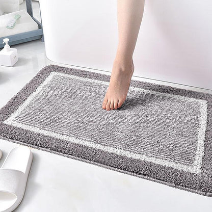 Rectangular Microfiber Bath Rug | 16-51 in | Soft & Absorbent | Skin-Friendly Microfiber | Brick by Brick