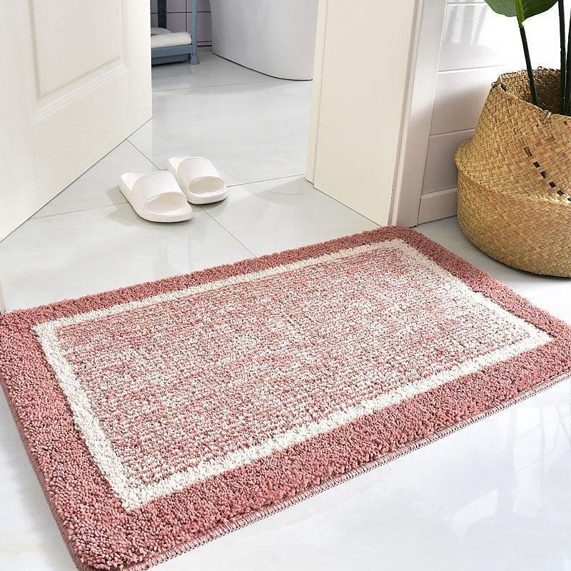 Rectangular Microfiber Bath Rug | 16-51 in | Soft & Absorbent | Skin-Friendly Microfiber | Brick by Brick
