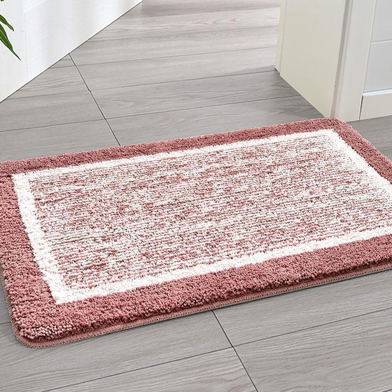 Rectangular Microfiber Bath Rug | 16-51 in | Soft & Absorbent | Skin-Friendly Microfiber | Brick by Brick