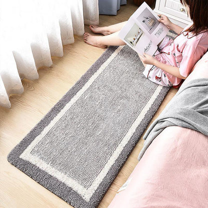 Rectangular Microfiber Bath Rug | 16-51 in | Soft & Absorbent | Skin-Friendly Microfiber | Brick by Brick