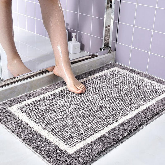 Rectangular Microfiber Bath Rug | 16-51 in | Soft & Absorbent | Skin-Friendly Microfiber | Brick by Brick