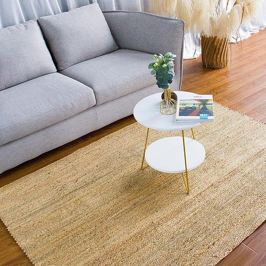 Seagrass Area Rug | Dia 39 & 40 in | Round & Rectangle | Natural Burlywood | Brick by Brick