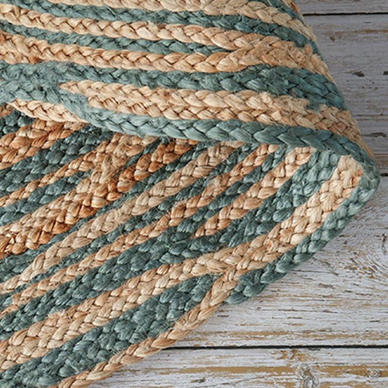 Vibrant Jute Floor Rug | 47-59 in | Large & Medium Sizes | Multiple Colors | Brick by Brick