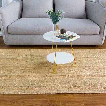 Seagrass Area Rug | Dia 39 & 40 in | Round & Rectangle | Natural Burlywood | Brick by Brick