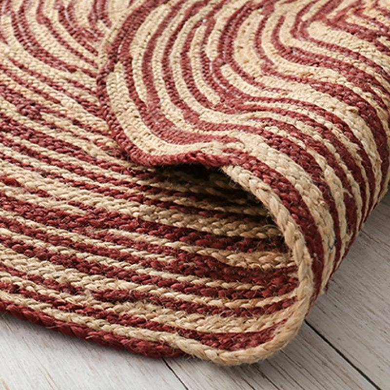 Vibrant Jute Floor Rug | 47-59 in | Large & Medium Sizes | Multiple Colors | Brick by Brick