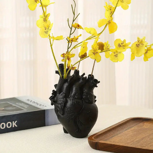 Anatomical Heart Vase | Romantic Decorative Flower Holder | Modern Home Accent | Brick by Brick