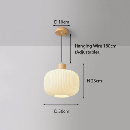 Pendant Light | Modern Ceiling Lamp | H 9.8 or 15.7 in | Adjustable Hanging Cable | Brick by Brick