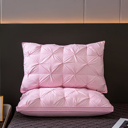 Luxury Hotel Pillow | Diamond-Quilted Memory Support | Neck Alignment and Comfort | Brick by Brick
