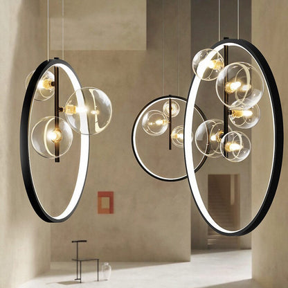 Valentina Glass Bubbles LED Pendant Light | Dia 11 - 19.7 in | Modern Design | Adjustable Cord | Brick by Brick