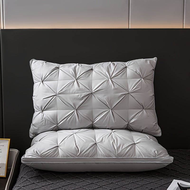 Luxury Hotel Pillow | Diamond-Quilted Memory Support | Neck Alignment and Comfort | Brick by Brick