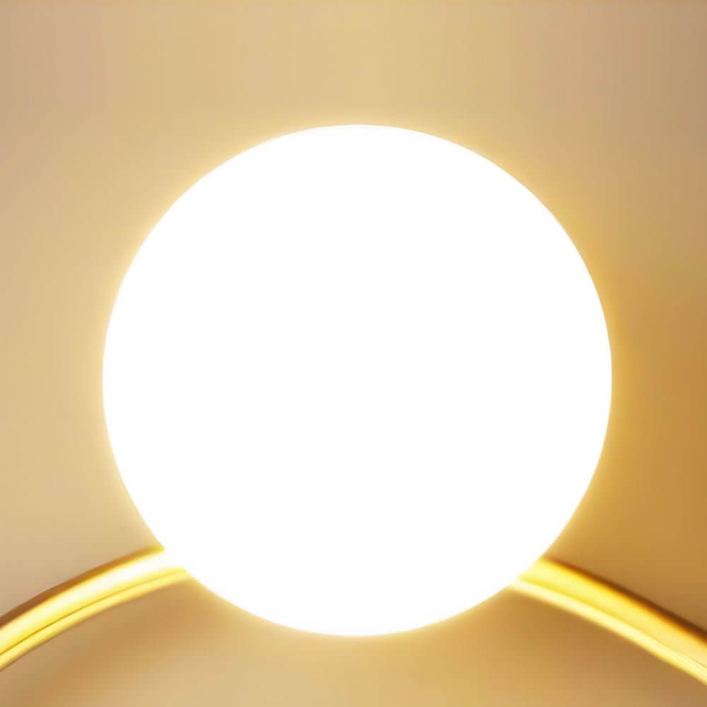 Round LED Wall Clock | Battery Operated | Hanging Metal Clock
