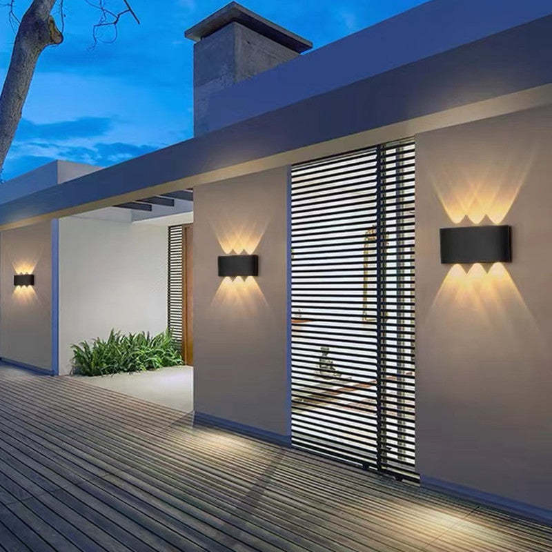 Waterproof RGB LED Wall Light | 3.15 x 3-12.4 in | Aluminum Outdoor & Indoor | Energy-Efficient | Brick by Brick