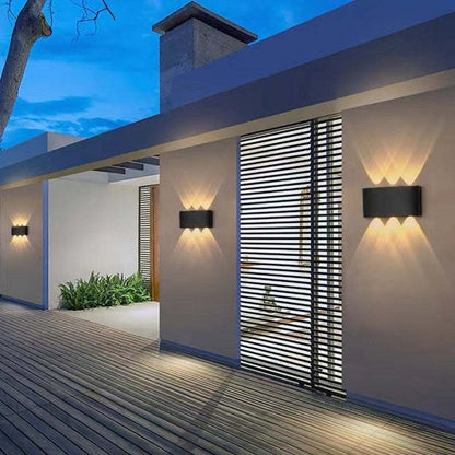 Waterproof RGB LED Wall Light | 3.15 x 3-12.4 in | Aluminum Outdoor & Indoor | Energy-Efficient | Brick by Brick