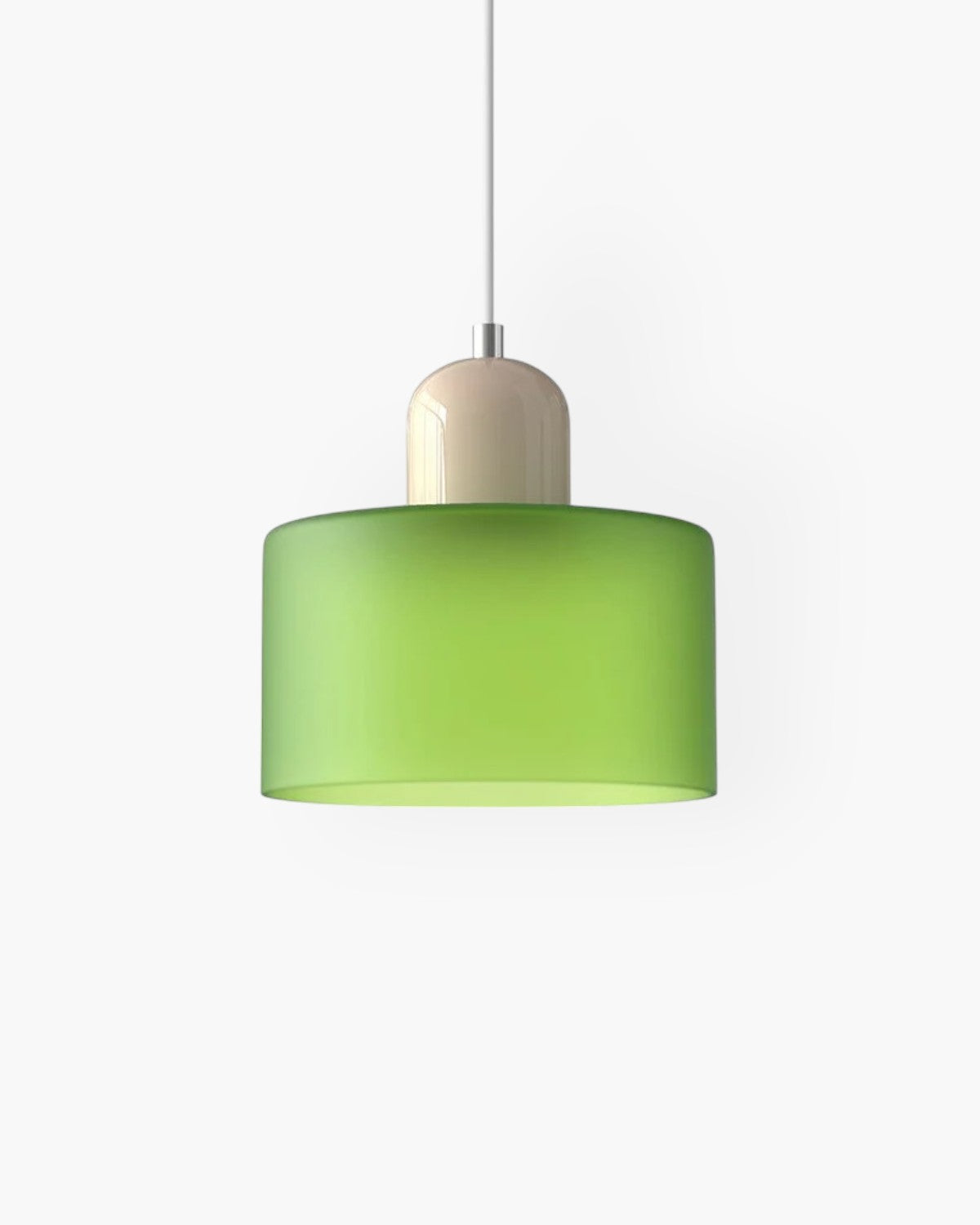 Formiva Pendant Light | Retro Modern Glass Shade | Ambient E26 Lighting | Hardwired Ceiling Fixture