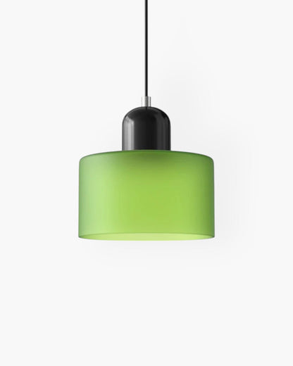 Formiva Pendant Light | Retro Modern Glass Shade | Ambient E26 Lighting | Hardwired Ceiling Fixture