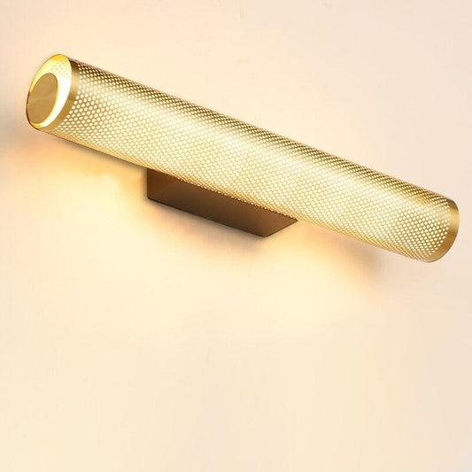 Elegant Gold Vanity Wall Lamp | 15.7 x 2.3 in | LED Warm Accent Light | Bathroom & Dressing Area | Brick by Brick