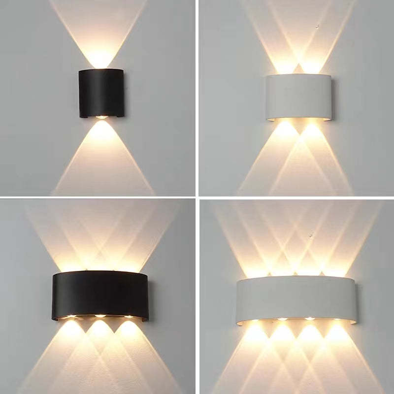Waterproof RGB LED Wall Light | 3.15 x 3-12.4 in | Aluminum Outdoor & Indoor | Energy-Efficient | Brick by Brick