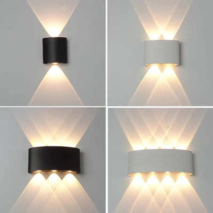 Waterproof RGB LED Wall Light | 3.15 x 3-12.4 in | Aluminum Outdoor & Indoor | Energy-Efficient | Brick by Brick