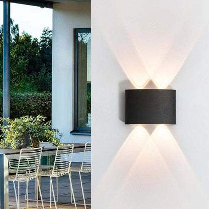 Waterproof RGB LED Wall Light | 3.15 x 3-12.4 in | Aluminum Outdoor & Indoor | Energy-Efficient | Brick by Brick