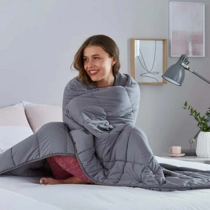 Weighted Blanket | Relaxing Sleep Aid | Anxiety & Stress Support | Cozy Soft Design | Brick by Brick