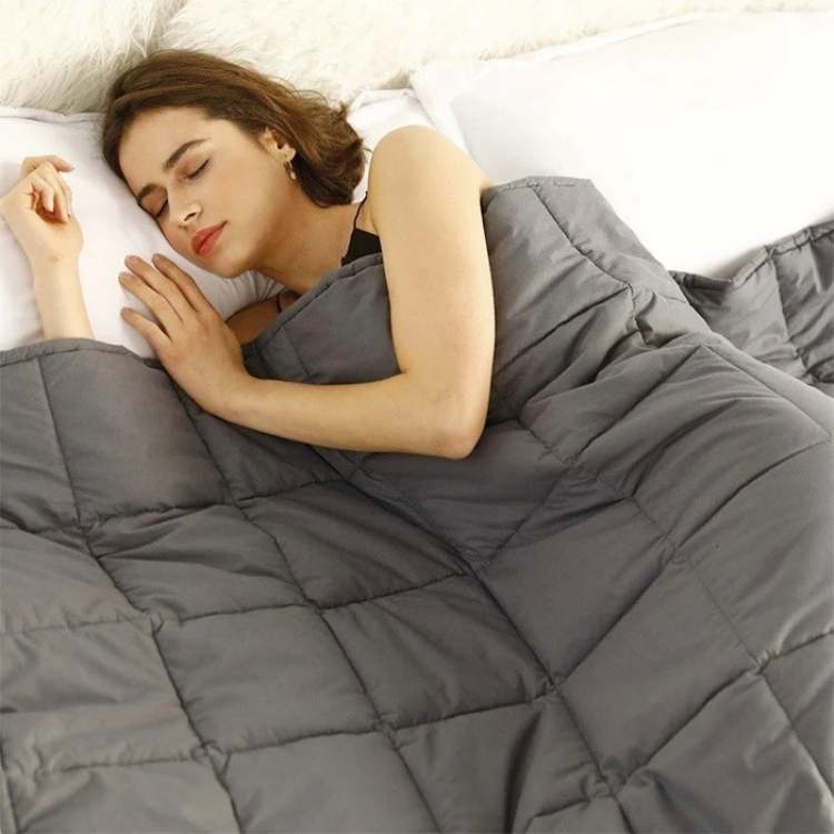 Weighted Blanket | Relaxing Sleep Aid | Anxiety & Stress Support | Cozy Soft Design | Brick by Brick