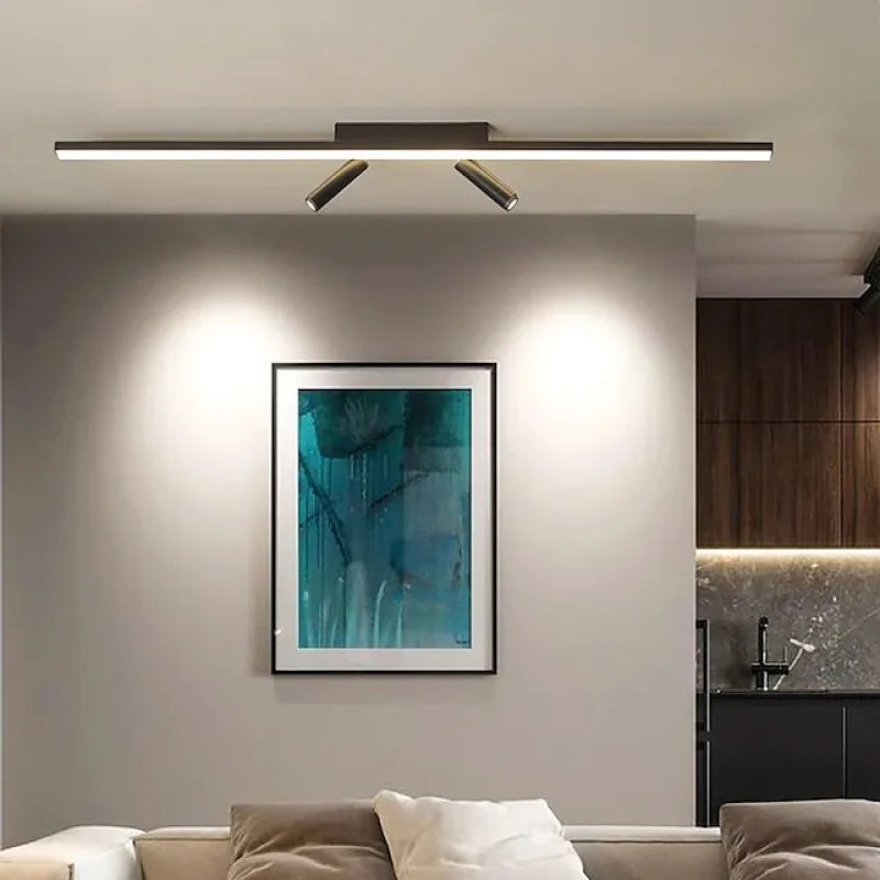 Haney Nordic Track Spotlight LED Ceiling Lamp | 31–39 in | Modular Ceiling Lamp | 3-Color Switchable | Brick by Brick