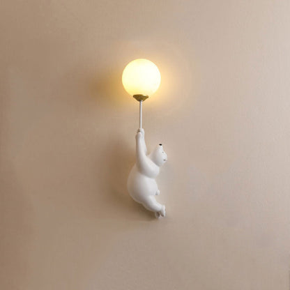 Bear Balloon Ceiling Light | 6.7 x 14.2 in | LED Kids Flush Mount | 3 Colors | Brick by Brick